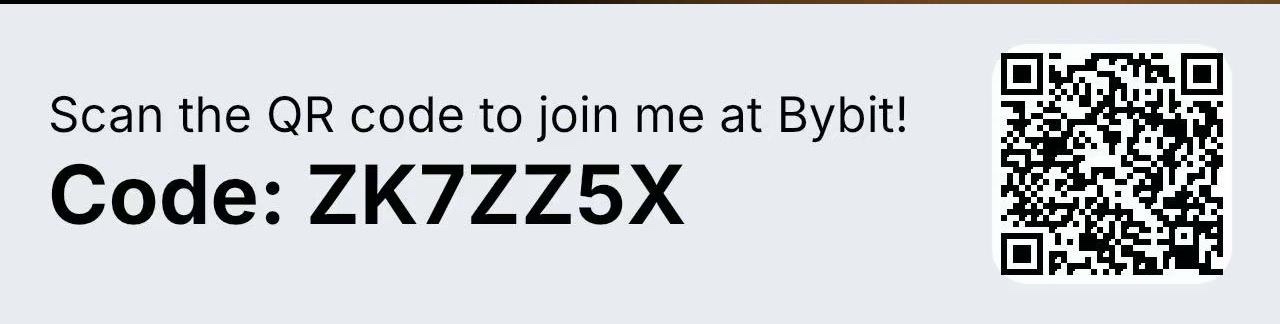 Bybit 注册二维码，Code ZK7ZZ5X
